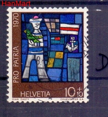 Znaczek Szwajcaria 1970 Stemplowane