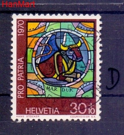 Znaczek Szwajcaria 1970 Stemplowane