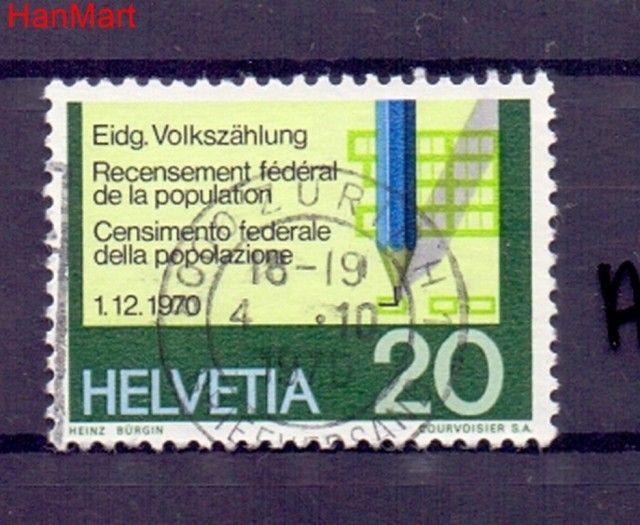 Znaczek Szwajcaria 1970 Stemplowane