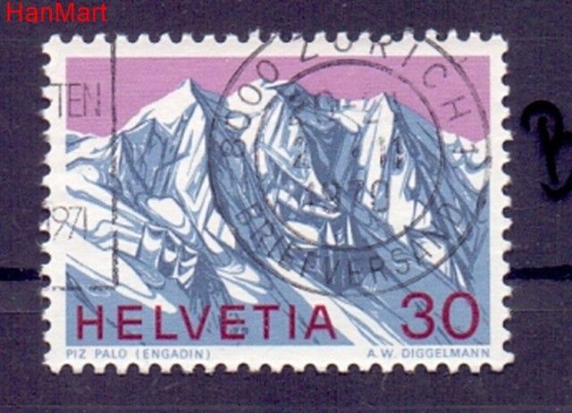 Znaczek Szwajcaria 1970 Stemplowane