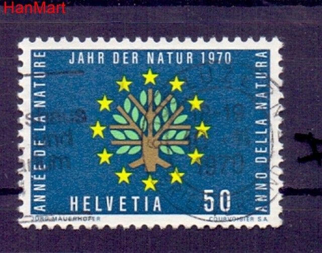 Znaczek Szwajcaria 1970 Stemplowane