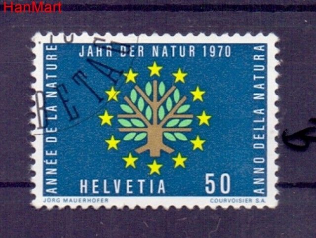 Znaczek Szwajcaria 1970 Stemplowane