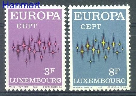 Znaczek Luksemburg 1972 Mi 846-847 Czyste **