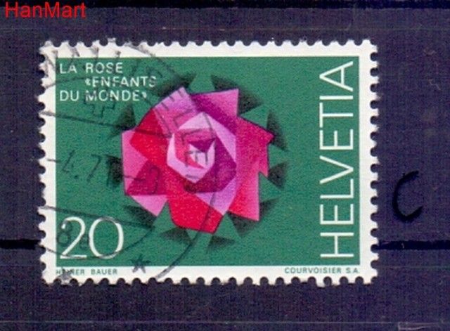 Znaczek Szwajcaria 1971 Stemplowane