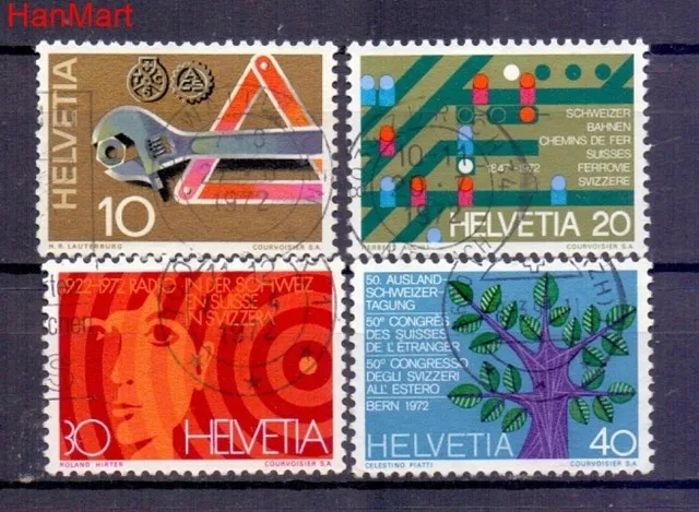 Znaczek Szwajcaria 1972 Stemplowane