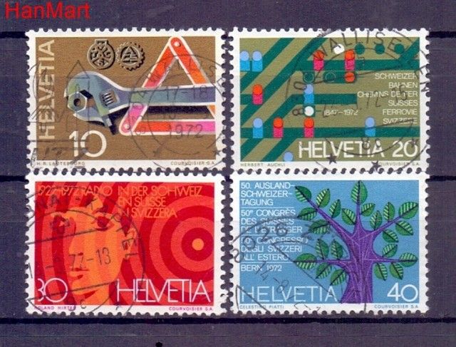 Znaczek Szwajcaria 1972 Stemplowane