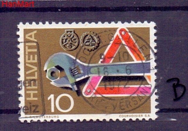 Znaczek Szwajcaria 1972 Stemplowane