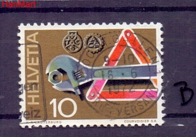 Znaczek Szwajcaria 1972 Stemplowane