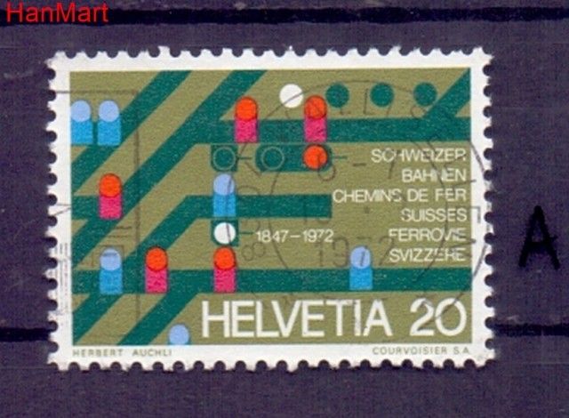 Znaczek Szwajcaria 1972 Stemplowane