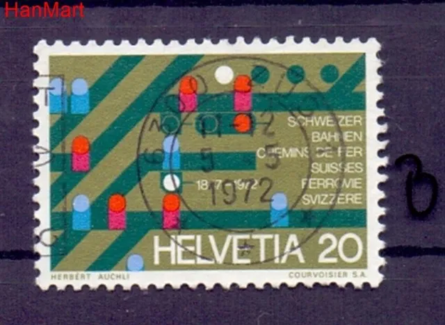 Znaczek Szwajcaria 1972 Stemplowane