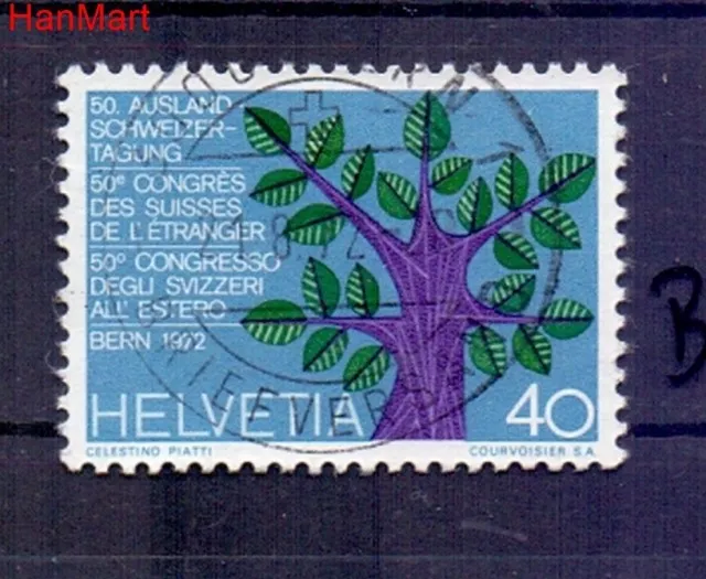 Znaczek Szwajcaria 1972 Stemplowane