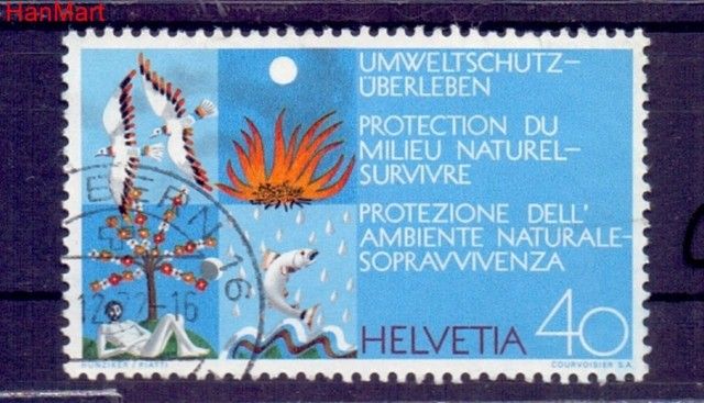 Znaczek Szwajcaria 1972 Stemplowane