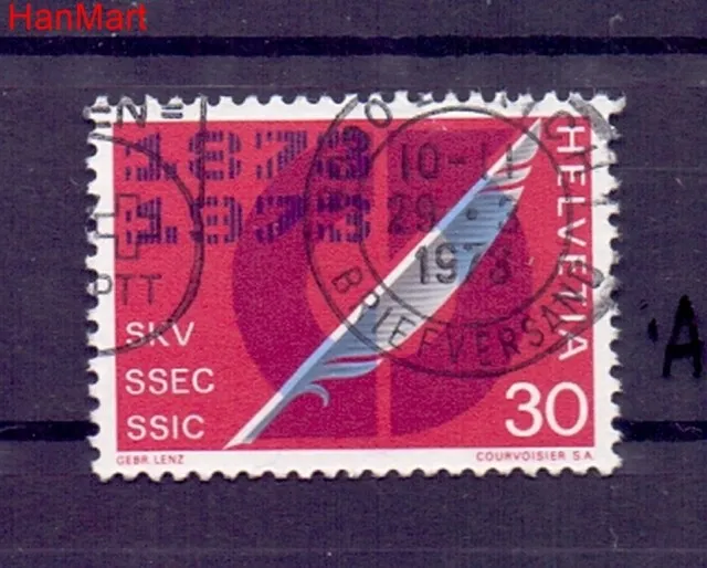 Znaczek Szwajcaria 1973 Stemplowane