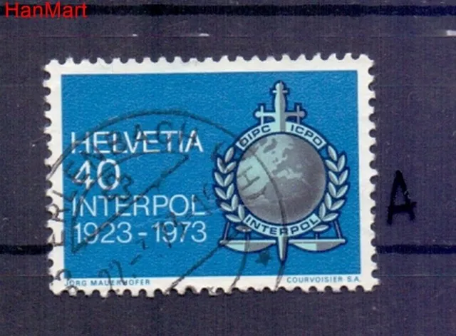 Znaczek Szwajcaria 1973 Stemplowane
