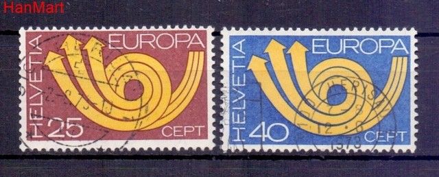 Znaczek Szwajcaria 1973 Stemplowane