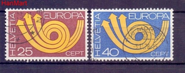 Znaczek Szwajcaria 1973 Stemplowane