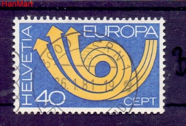Znaczek Szwajcaria 1973 Stemplowane