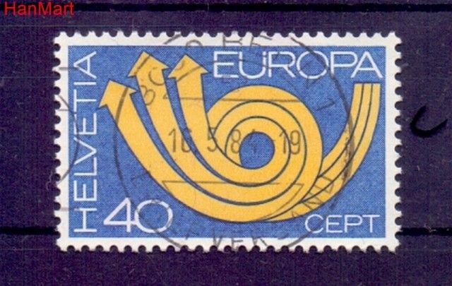 Znaczek Szwajcaria 1973 Stemplowane