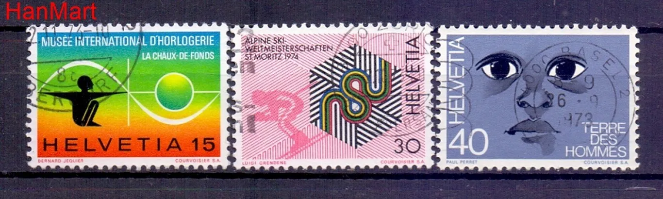 Znaczek Szwajcaria 1973 Stemplowane