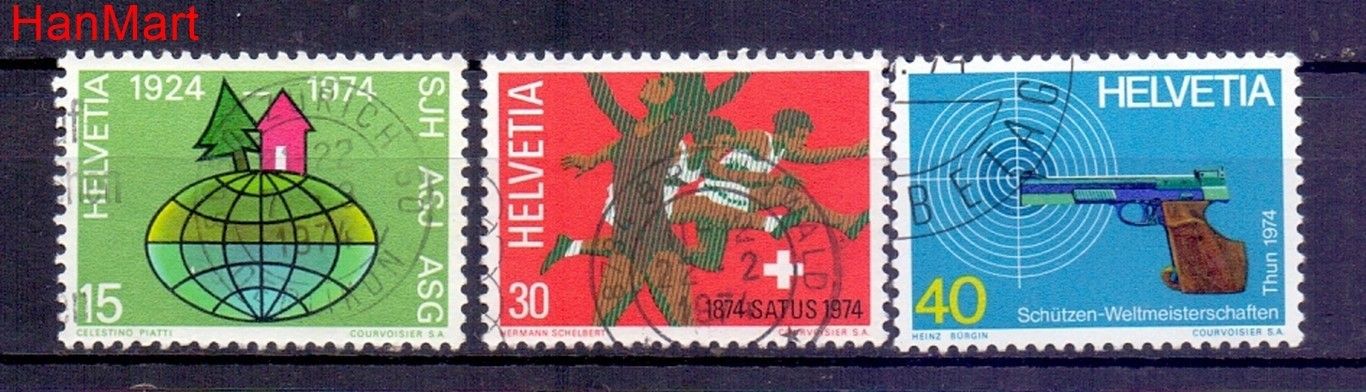 Znaczek Szwajcaria 1974 Stemplowane