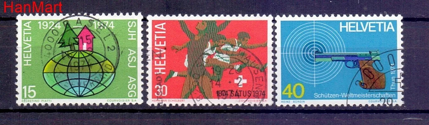 Znaczek Szwajcaria 1974 Stemplowane
