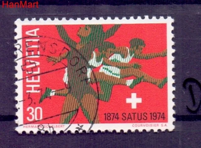 Znaczek Szwajcaria 1974 Stemplowane