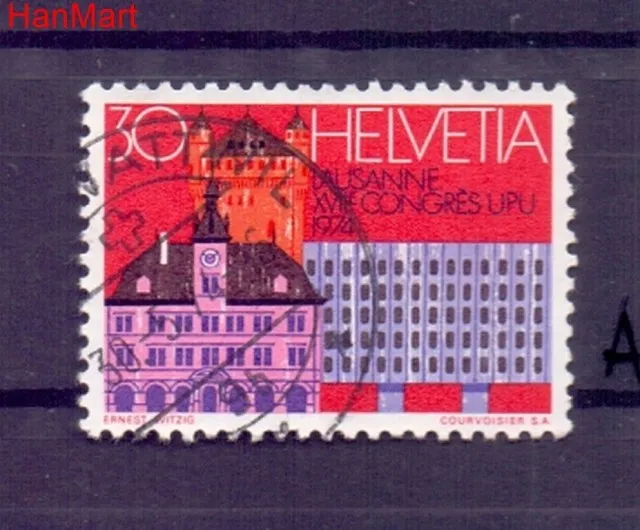 Znaczek Szwajcaria 1974 Stemplowane