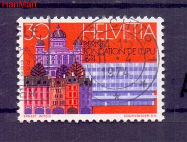 Znaczek Szwajcaria 1974 Stemplowane