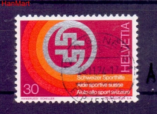 Znaczek Szwajcaria 1974 Stemplowane