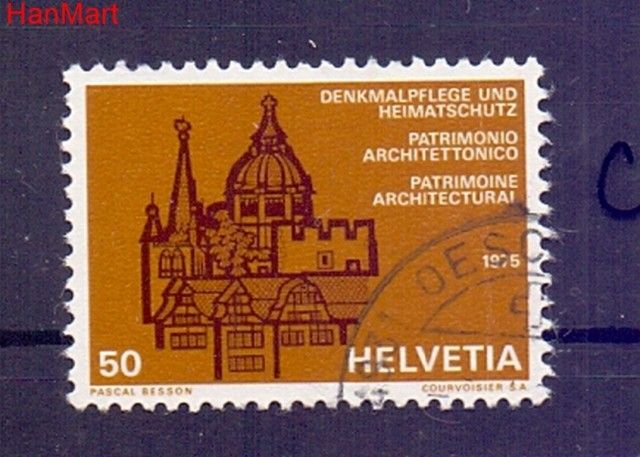 Znaczek Szwajcaria 1975 Stemplowane