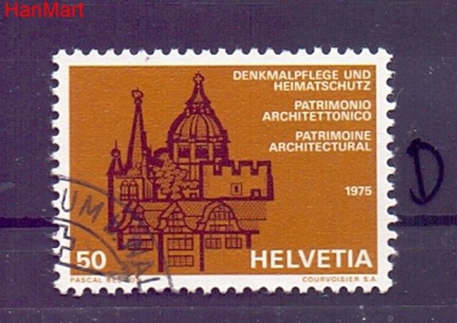Znaczek Szwajcaria 1975 Stemplowane