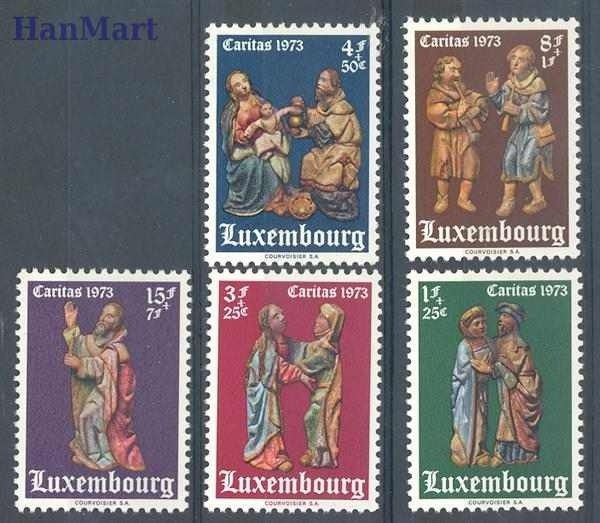 Znaczek Luksemburg 1973 Mi 871-875 Czyste **