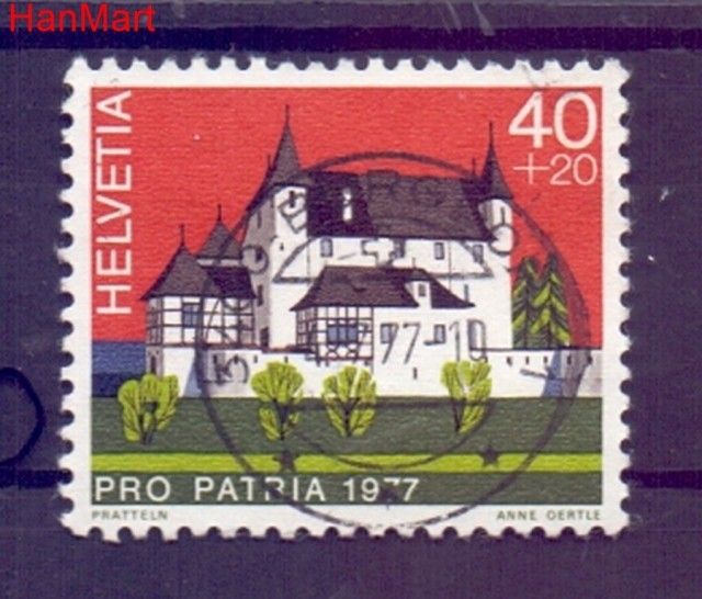 Znaczek Szwajcaria 1977 Stemplowane