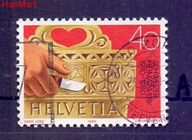 Znaczek Szwajcaria 1980 Stemplowane