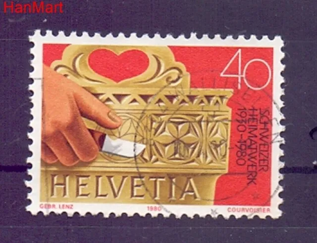 Znaczek Szwajcaria 1980 Stemplowane