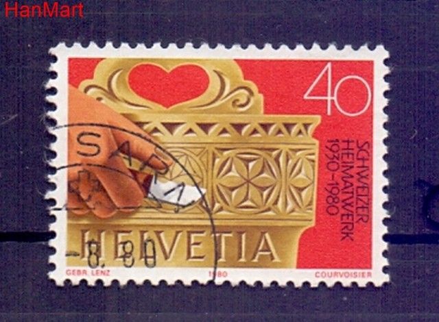 Znaczek Szwajcaria 1980 Stemplowane