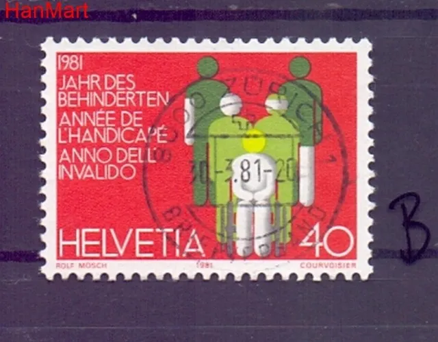 Znaczek Szwajcaria 1981 Stemplowane