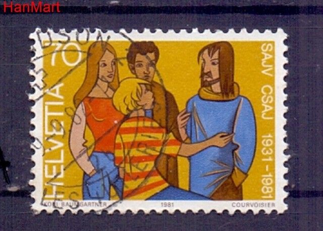 Znaczek Szwajcaria 1981 Stemplowane