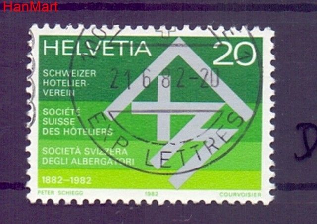Znaczek Szwajcaria 1982 Stemplowane