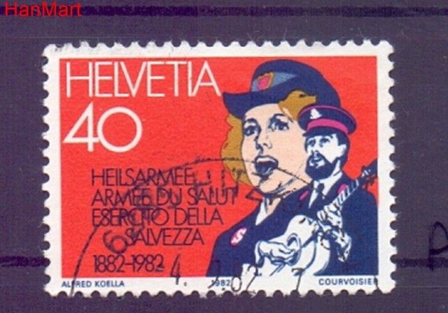 Znaczek Szwajcaria 1982 Stemplowane