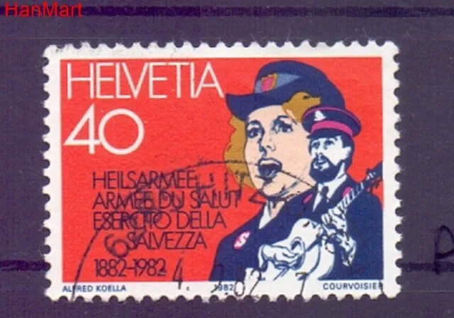 Znaczek Szwajcaria 1982 Stemplowane