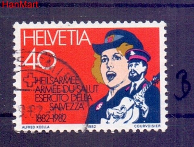 Znaczek Szwajcaria 1982 Stemplowane