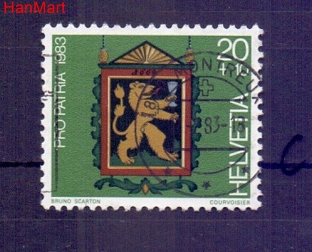 Znaczek Szwajcaria 1983 Stemplowane
