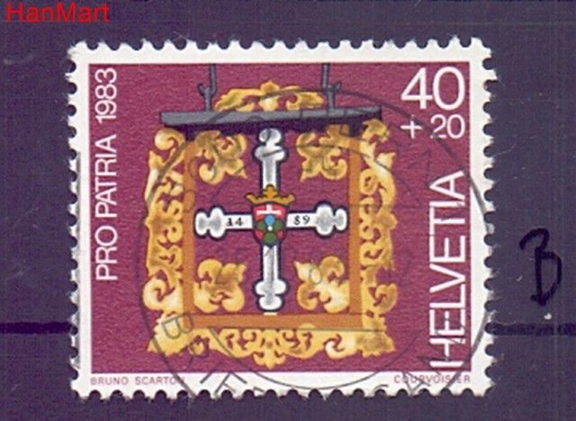 Znaczek Szwajcaria 1983 Stemplowane