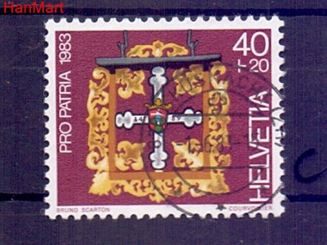 Znaczek Szwajcaria 1983 Stemplowane