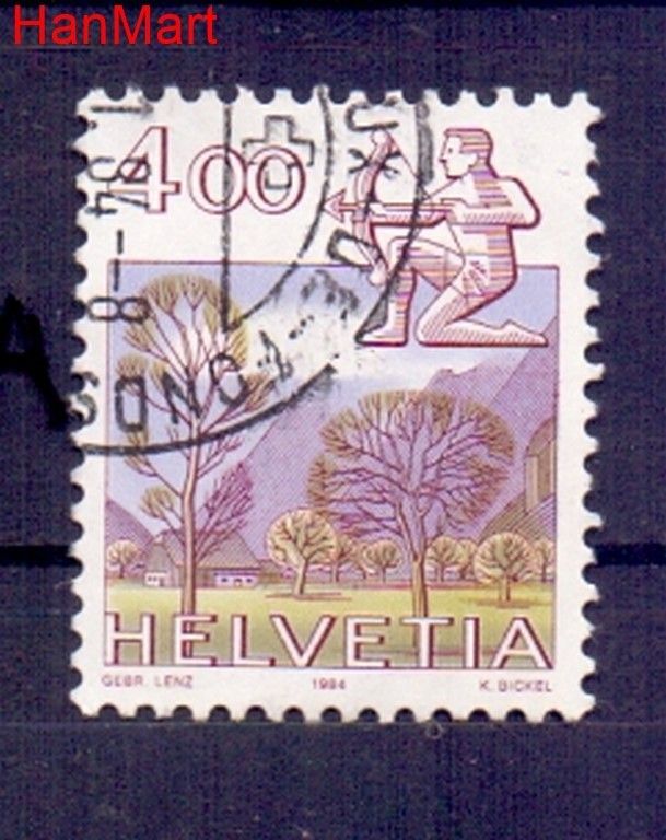 Znaczek Szwajcaria 1984 Stemplowane