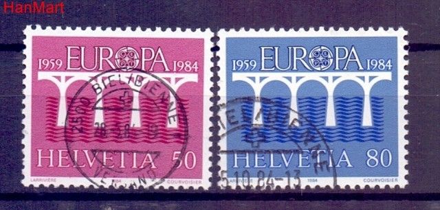 Znaczek Szwajcaria 1984 Stemplowane