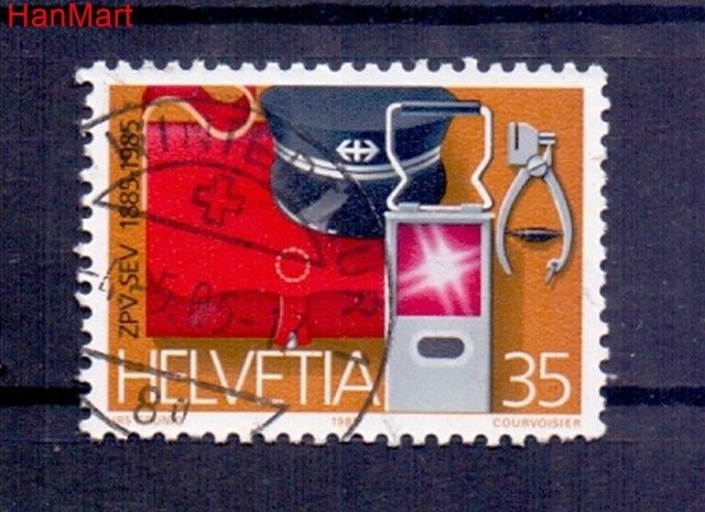 Znaczek Szwajcaria 1985 Stemplowane