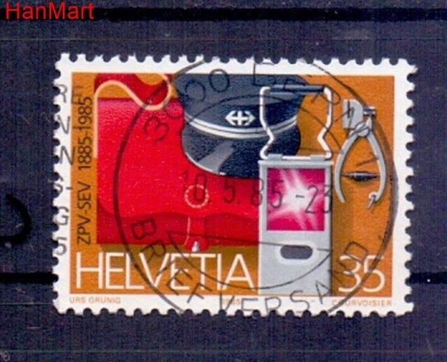 Znaczek Szwajcaria 1985 Stemplowane