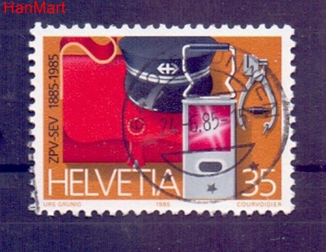 Znaczek Szwajcaria 1985 Stemplowane